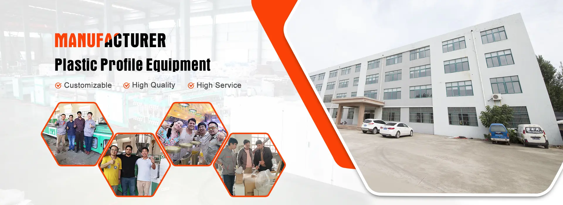 China Equipo de perfil plástico